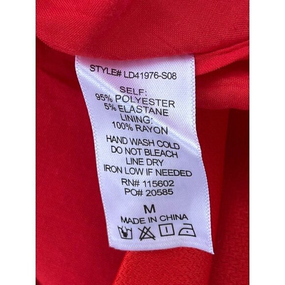 Lush Womens Fit & Flare Open Back Strappy Halter Flared Coral Dress Size M NWOT - Picture 7 of 16